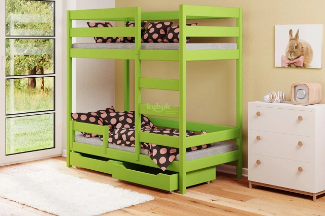 Etagenbett, Kinderbett VANESSA Plus Sofortlieferung - Kubuk Moebel