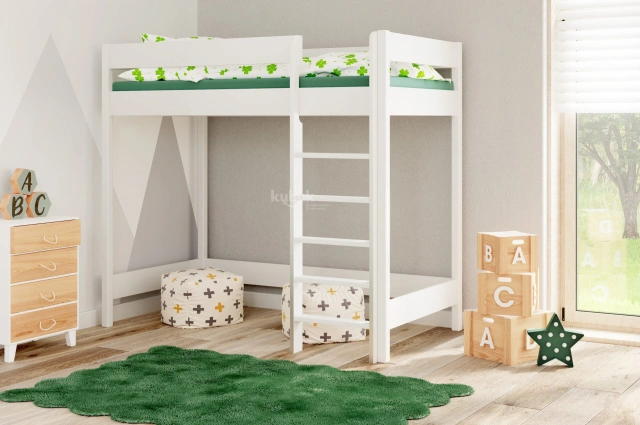 Hochbett, Kinderbett HUGO Sofortlieferung - Kubuk Moebel