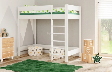 Hochbett, Kinderbett HUGO Sofortlieferung - Kubuk Moebel