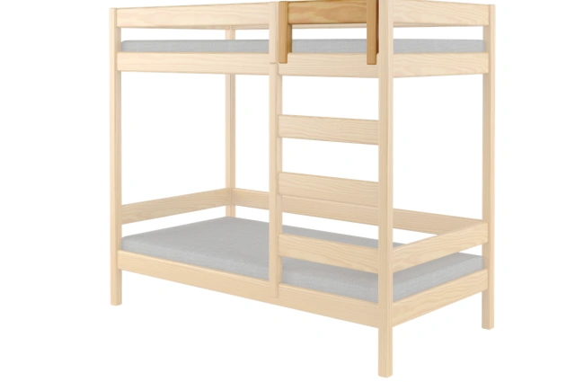 Etagenbett, Kinderbett TRIO, Massivholz, Sofortlieferung - Kubuk Moebel Etagenbett, Kinderbett TRIO, Massivholz, Sofortlieferung - Kubuk Moebel