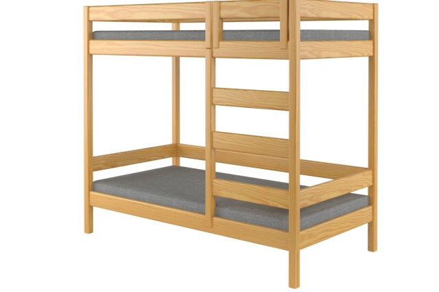 Etagenbett, Kinderbett TRIO, Massivholz, Sofortlieferung - Kubuk Moebel Etagenbett, Kinderbett TRIO, Massivholz, Sofortlieferung - Kubuk Moebel