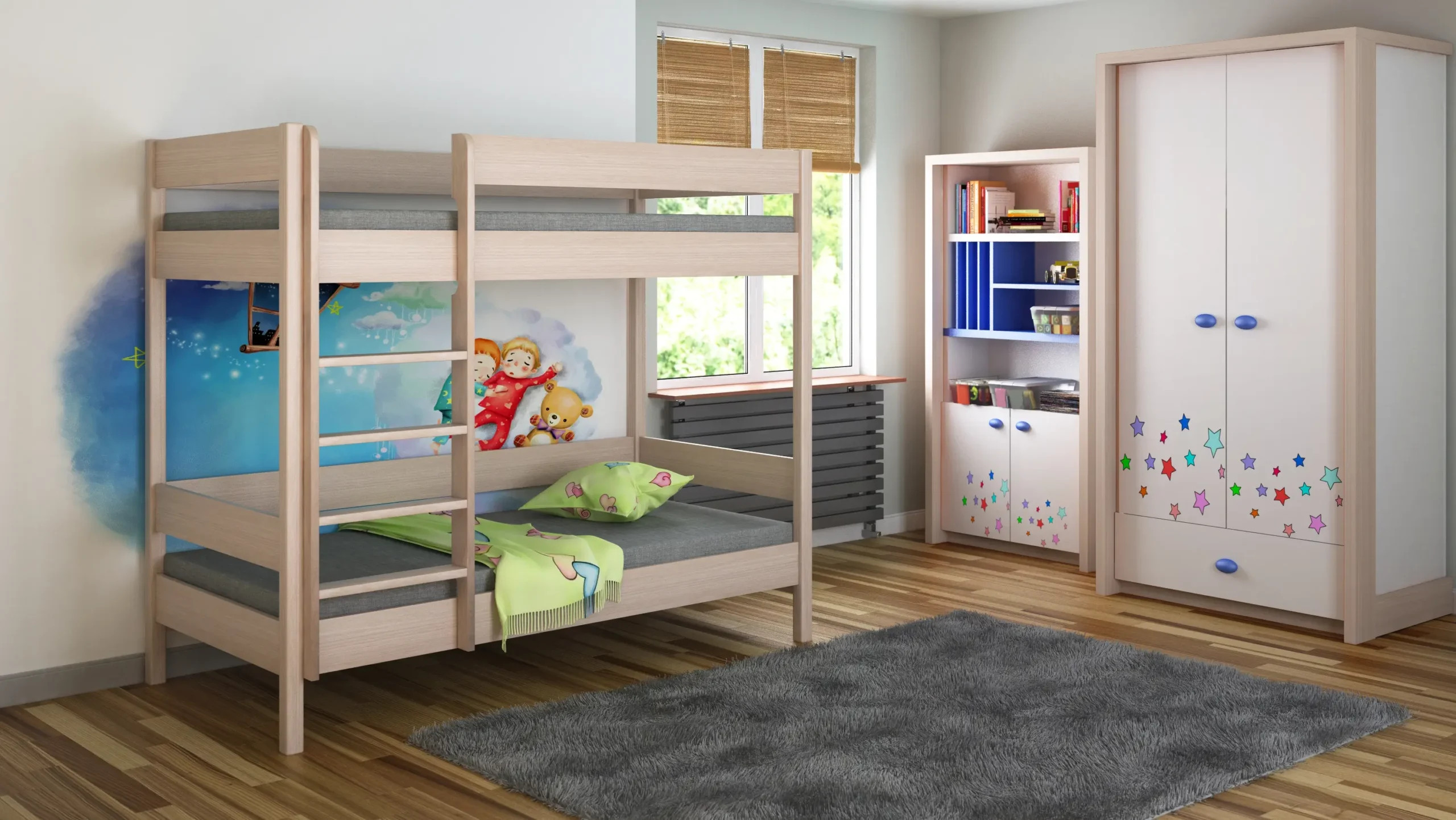 Etagenbett, Kinderbett DIEGO Sofortlieferung - Kubuk Moebel Etagenbett, Kinderbett DIEGO Sofortlieferung - Kubuk Moebel