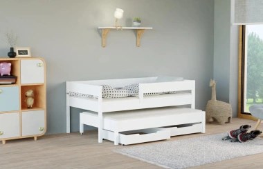 Ausziehbett, Kinderbett, Doppelbett Junior, Sofortlieferung - Kubuk Moebel Ausziehbett, Kinderbett, Doppelbett Junior, Sofortlieferung - Kubuk Moebel