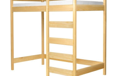 Kinderbett, Jugendbett, Hochbett LUKA aus Massivholz, Sofortlieferung - Kubuk Moebel Kinderbett, Jugendbett, Hochbett LUKA aus Massivholz, Sofortlieferung - Kubuk Moebel