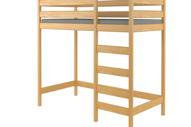 Kinderbett, Hochbett, Jugendbett LUKA PLUS aus Massivholz, Sofortlieferung - Kubuk Moebel Kinderbett, Hochbett, Jugendbett LUKA PLUS aus Massivholz, Sofortlieferung - Kubuk Moebel