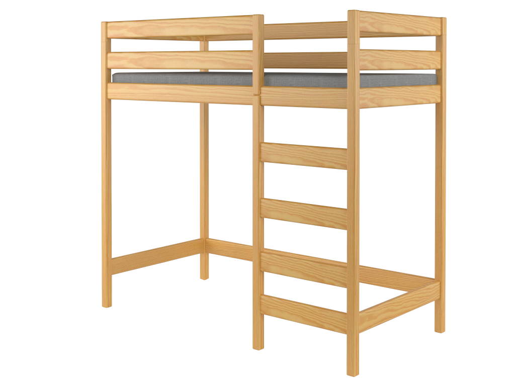 Kinderbett, Hochbett, Jugendbett LUKA PLUS aus Massivholz, Sofortlieferung - Kubuk Moebel Kinderbett, Hochbett, Jugendbett LUKA PLUS aus Massivholz, Sofortlieferung - Kubuk Moebel