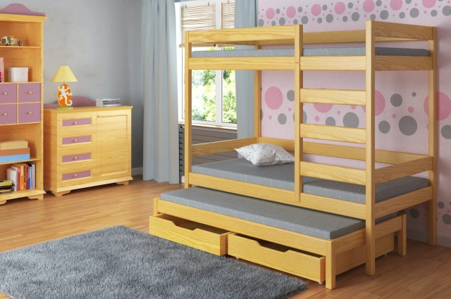 Etagenbett, Kinderbett TORINO Massivholz, Sofortlieferung - Kubuk Moebel Etagenbett, Kinderbett TORINO Massivholz, Sofortlieferung - Kubuk Moebel