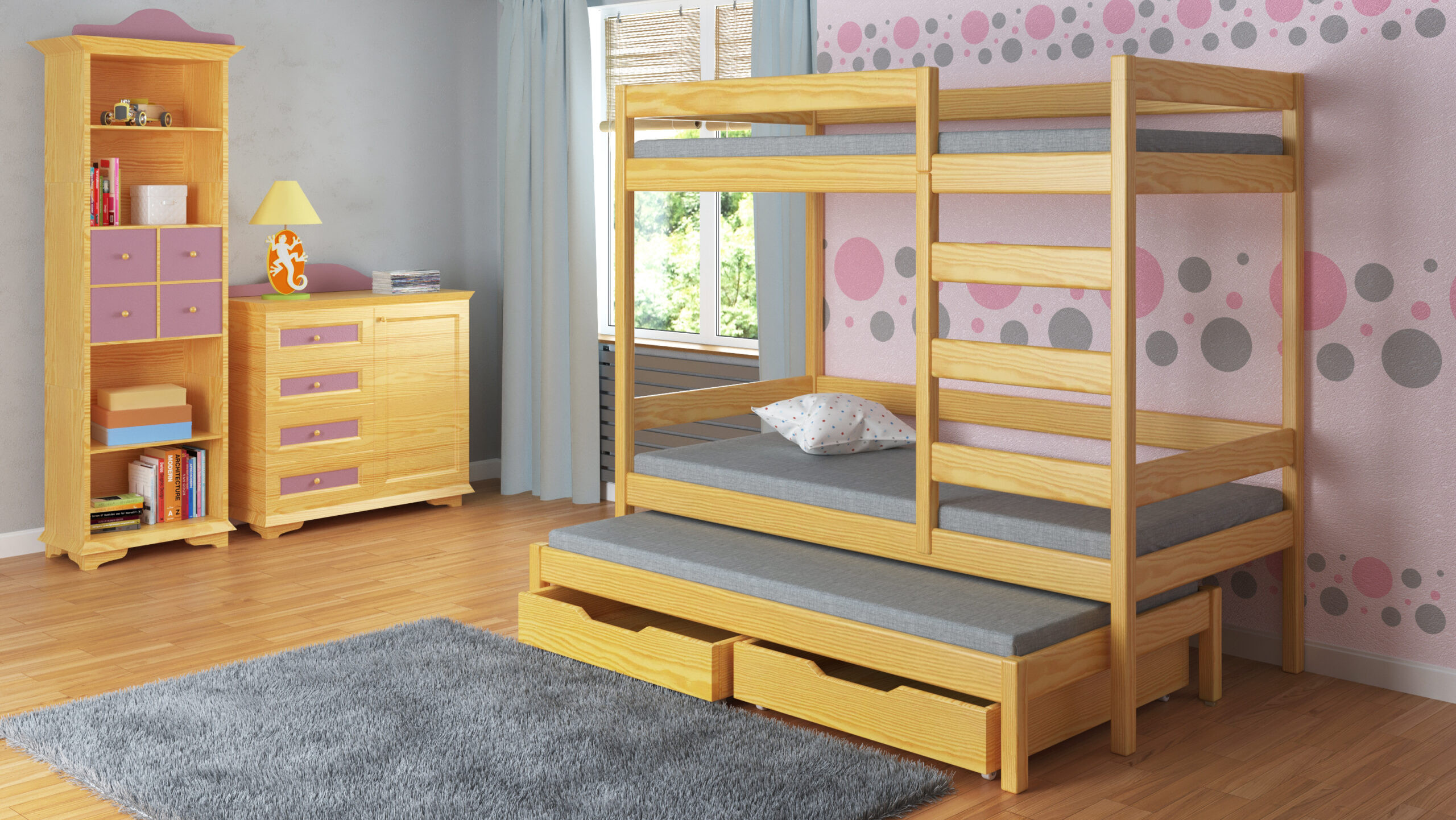 Etagenbett, Kinderbett TORINO Massivholz, Sofortlieferung - Kubuk Moebel Etagenbett, Kinderbett TORINO Massivholz, Sofortlieferung - Kubuk Moebel