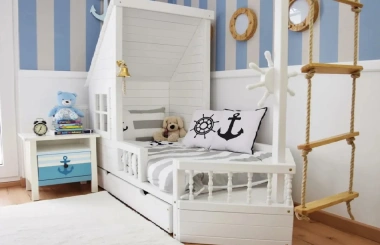 Kinderbett, Spielbett, Schiffbett Kapitän Hook - Kubuk Moebel