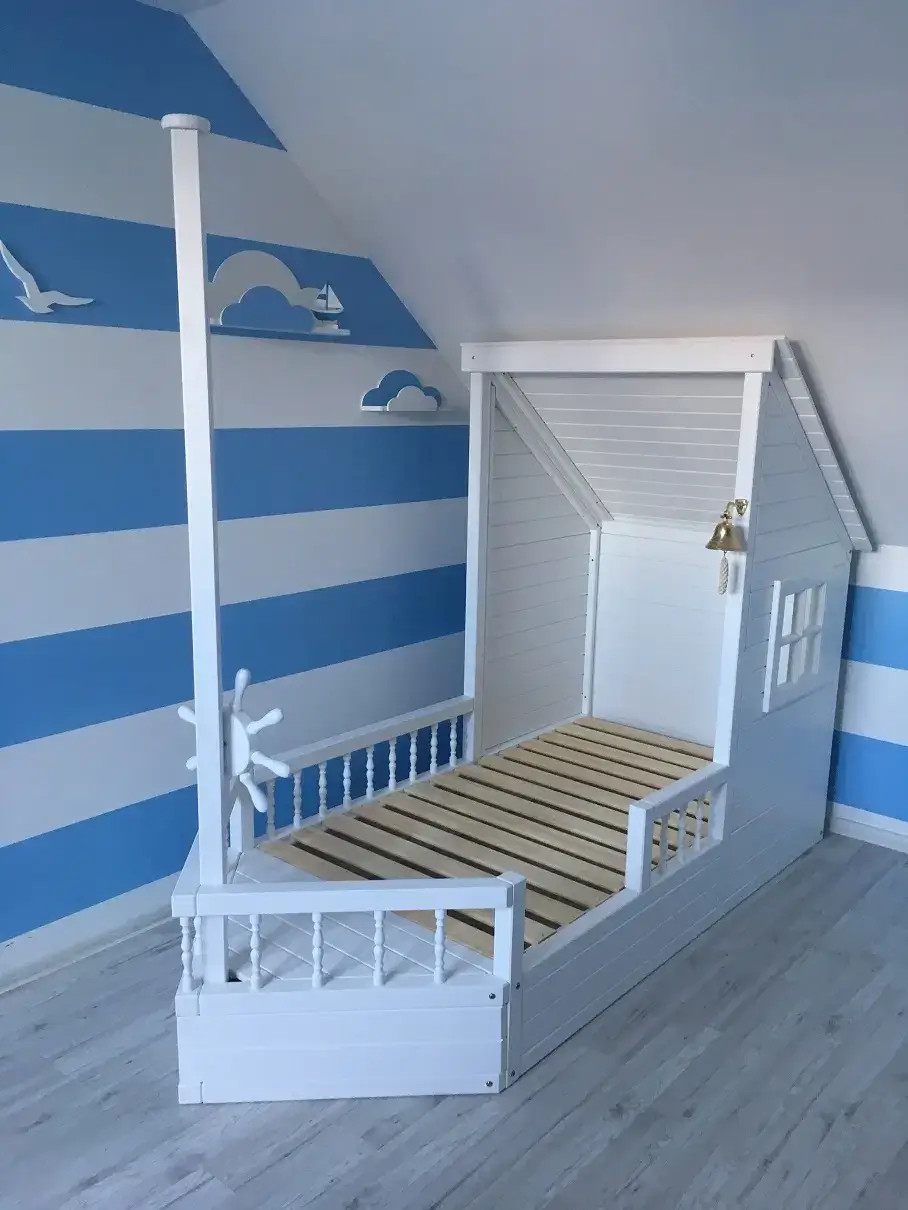 Kinderbett, Spielbett, Schiffbett Kapitän Hook - Kubuk Moebel