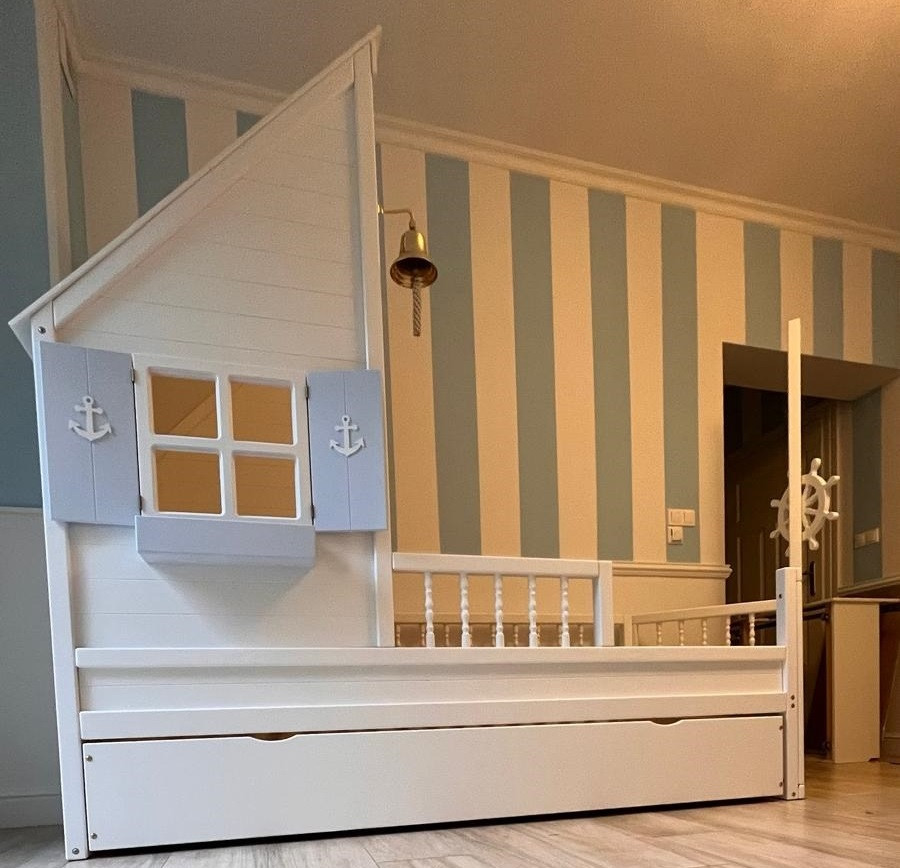 Kinderbett, Spielbett, Schiffbett Kapitän Hook - Kubuk Moebel