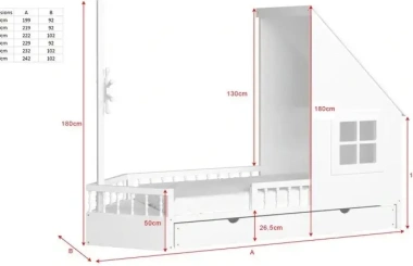 Kinderbett, Spielbett, Schiffbett Kapitän Hook - Kubuk Moebel