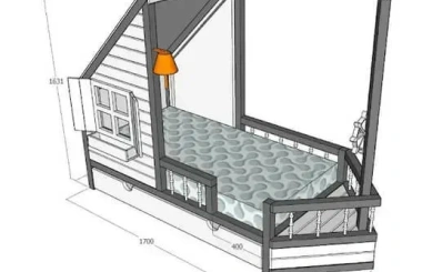 Kinderbett, Spielbett, Schiffbett Kapitän Hook - Kubuk Moebel