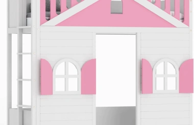 Hochbett, Kinderbett Oli - Kubuk Moebel