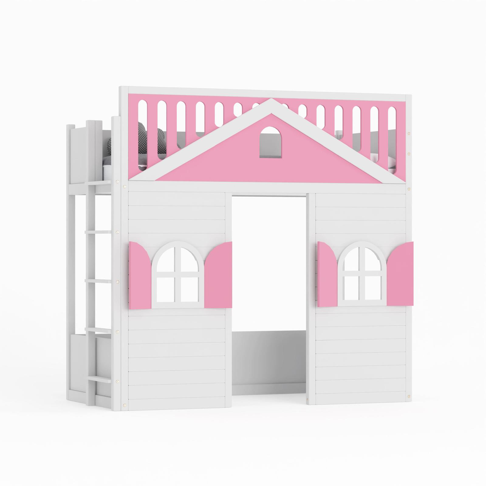 Hochbett, Kinderbett Oli - Kubuk Moebel