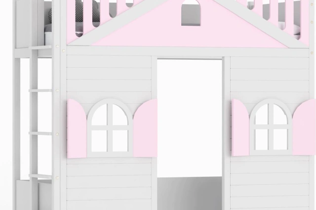 Hochbett, Kinderbett Oli - Kubuk Moebel