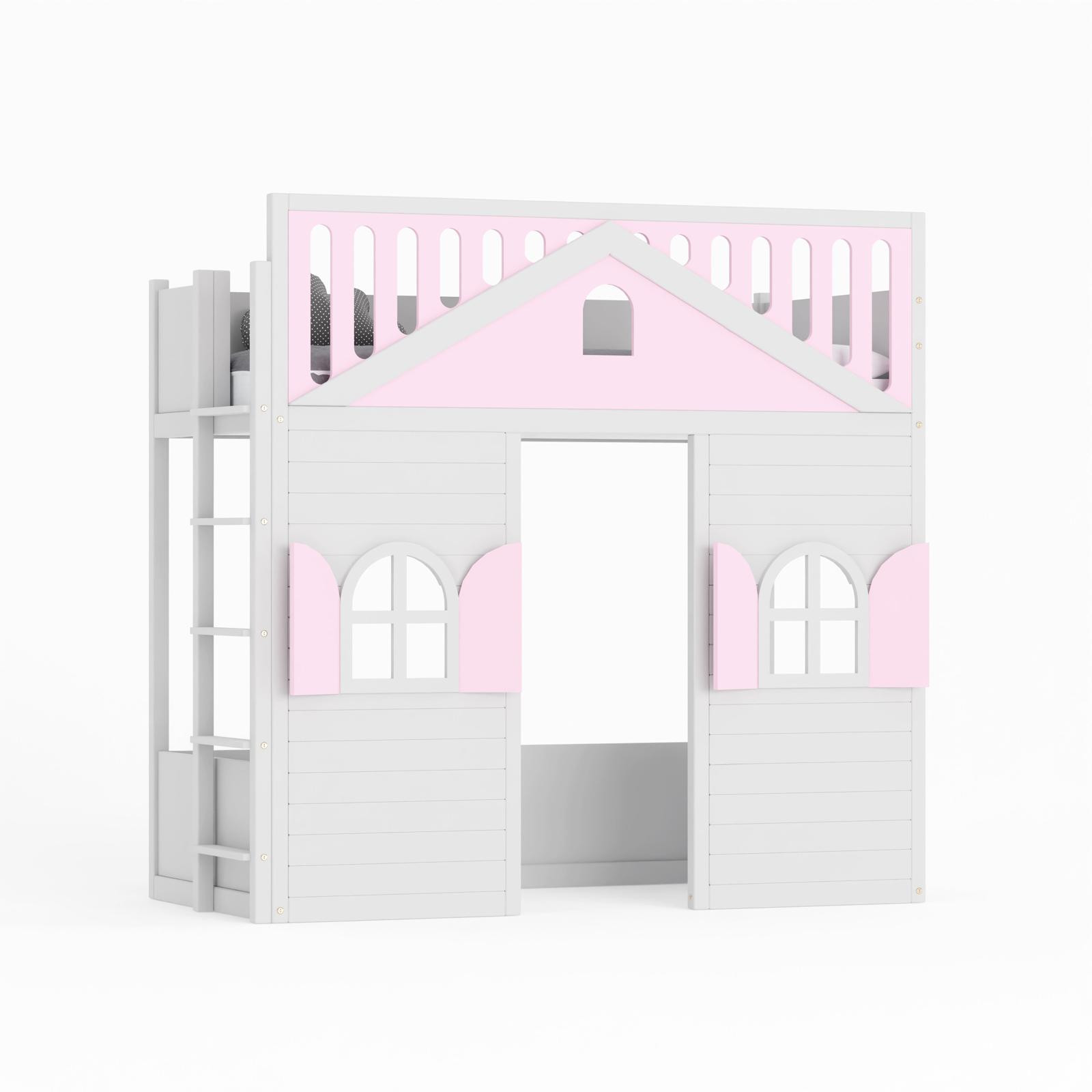 Hochbett, Kinderbett Oli - Kubuk Moebel