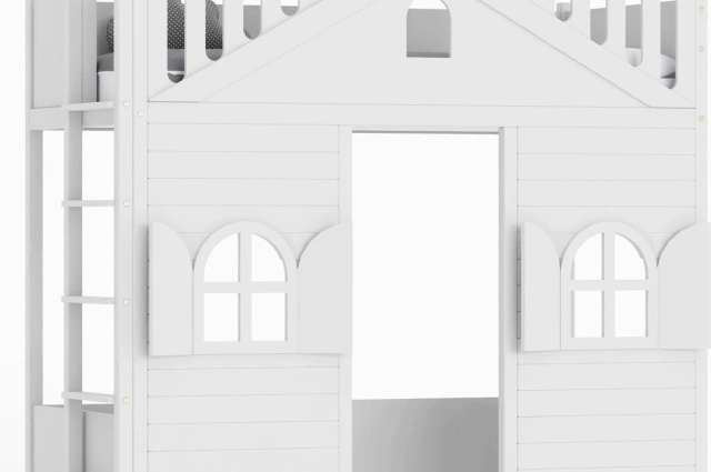 Hochbett, Kinderbett Oli - Kubuk Moebel