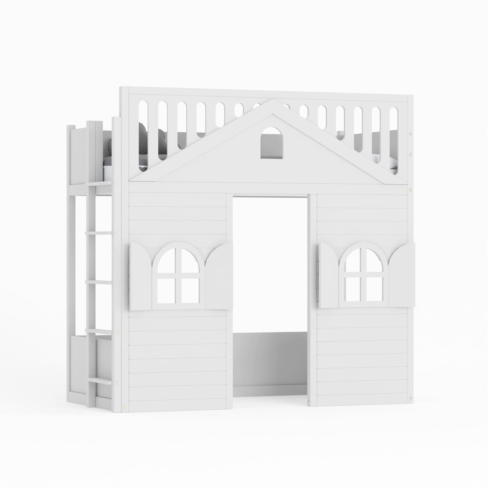 Hochbett, Kinderbett Oli - Kubuk Moebel