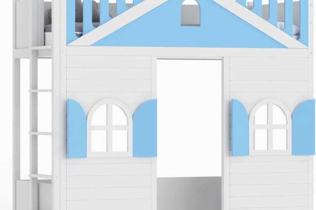 Hochbett, Kinderbett Oli - Kubuk Moebel