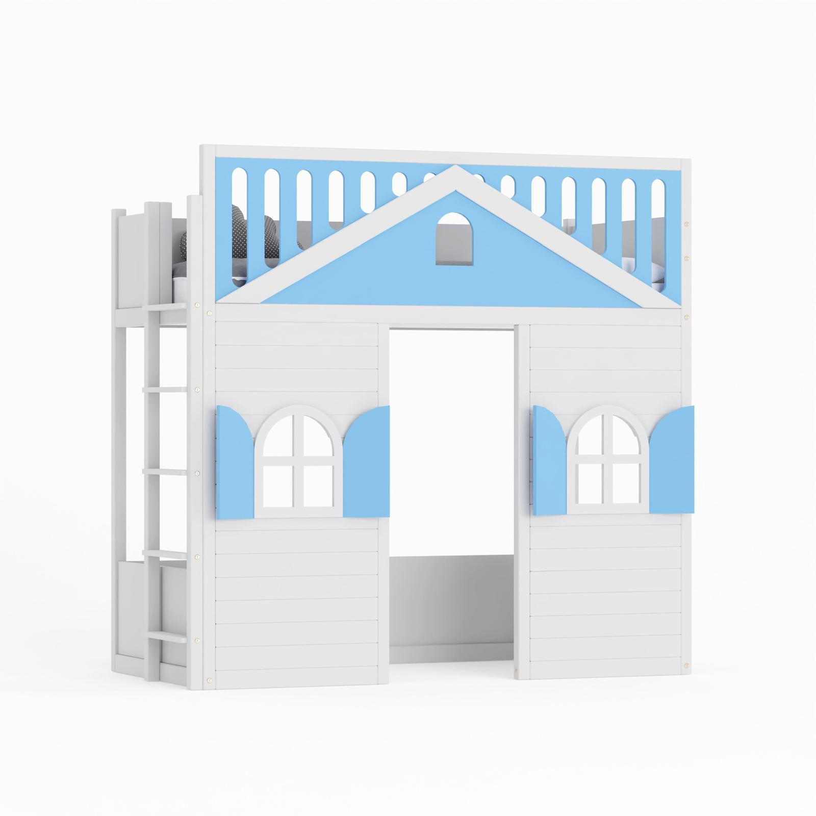 Hochbett, Kinderbett Oli - Kubuk Moebel