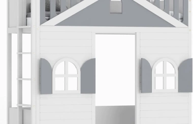 Hochbett, Kinderbett Oli - Kubuk Moebel