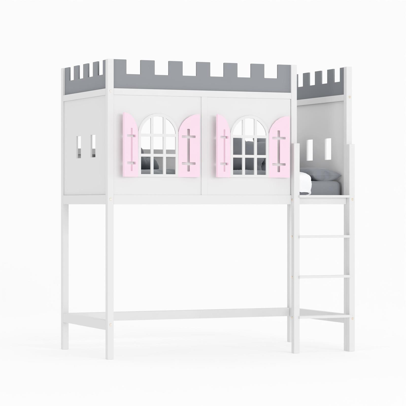 Hochbett, Spielbett RITTER ROST - Kubuk Moebel