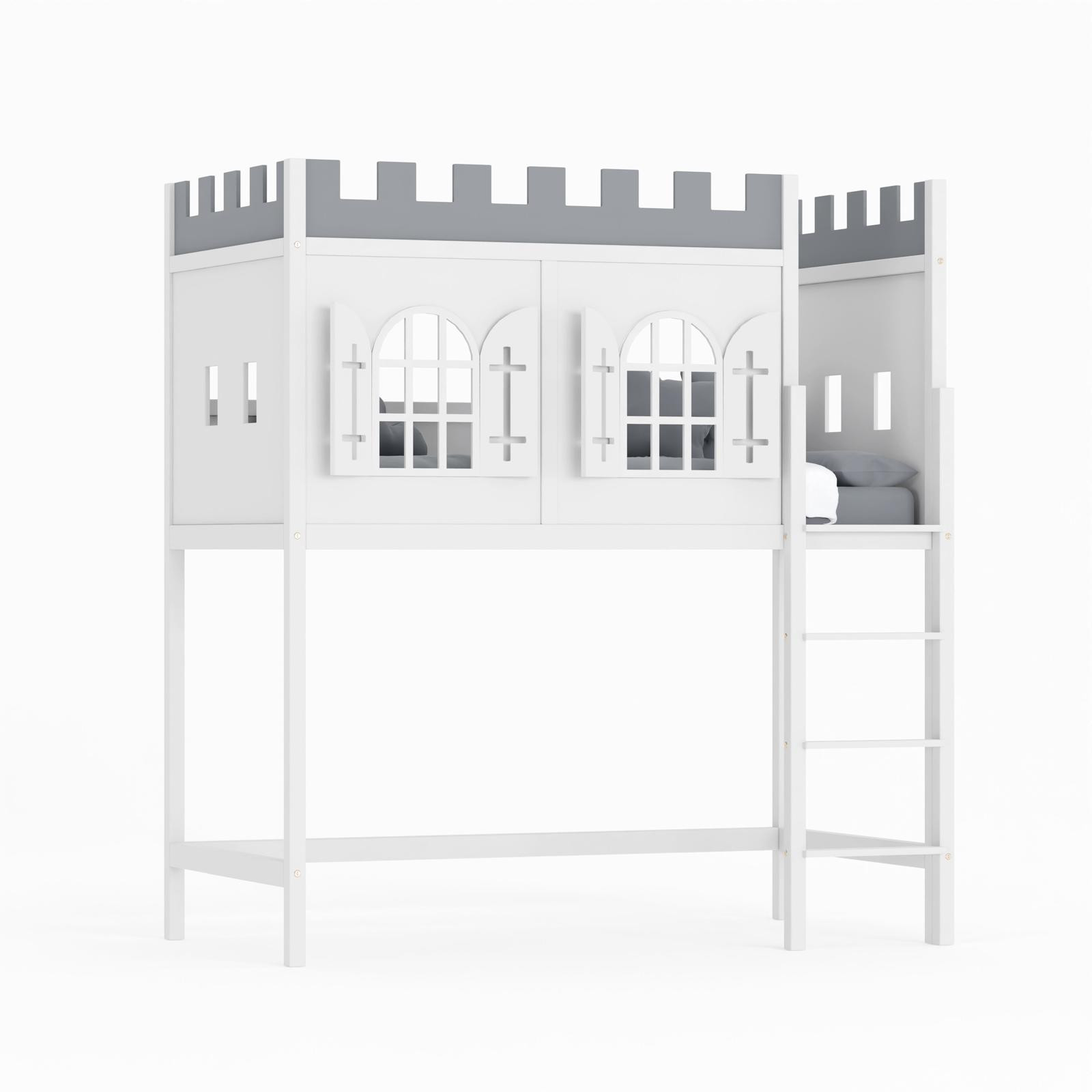 Hochbett, Spielbett RITTER ROST - Kubuk Moebel