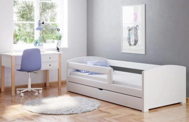 Einzelbett, Ausziehbett, Kinderbett aus massivem Fichtenholz TEDI - Kubuk Moebel Einzelbett, Ausziehbett, Kinderbett aus massivem Fichtenholz TEDI - Kubuk Moebel