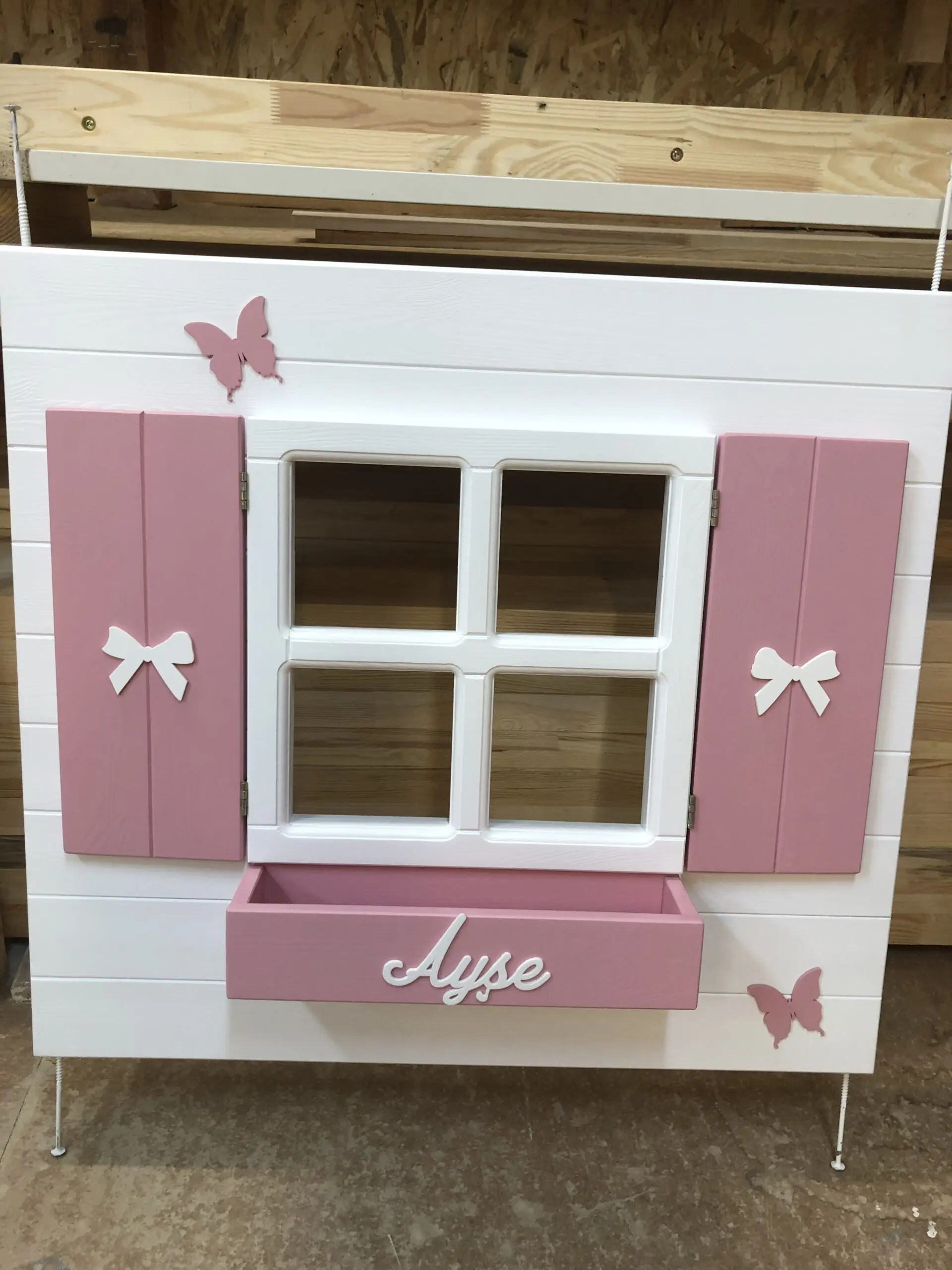 Hausbett, Spielbett LUNA (Leiter,Treppe,Rutsche) - Kubuk Moebel