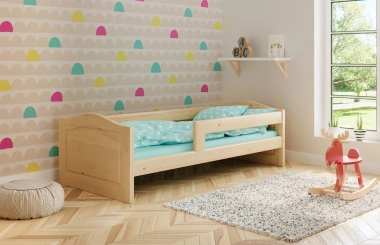 Einzelbett, Ausziehbett, Kinderbett aus massivem Fichtenholz VIKTORIA - Kubuk Moebel Einzelbett, Ausziehbett, Kinderbett aus massivem Fichtenholz VIKTORIA - Kubuk Moebel