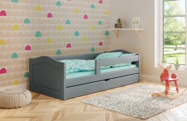 Einzelbett, Ausziehbett, Kinderbett aus massivem Fichtenholz VIKTORIA - Kubuk Moebel Einzelbett, Ausziehbett, Kinderbett aus massivem Fichtenholz VIKTORIA - Kubuk Moebel