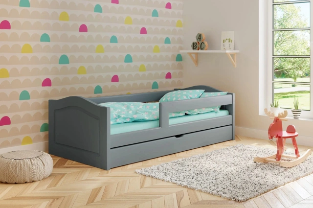 Einzelbett, Ausziehbett, Kinderbett aus massivem Fichtenholz VIKTORIA - Kubuk Moebel Einzelbett, Ausziehbett, Kinderbett aus massivem Fichtenholz VIKTORIA - Kubuk Moebel