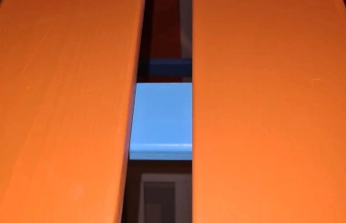 Hausbett, Spielbett KJARA mit vollem Dach und Rutsche - Kubuk Moebel Hausbett, Spielbett KJARA mit vollem Dach und Rutsche - Kubuk Moebel