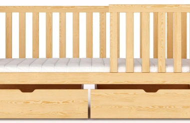 Einzelbett, Kinderbett ALICE mit Schubladen - Kubuk Moebel