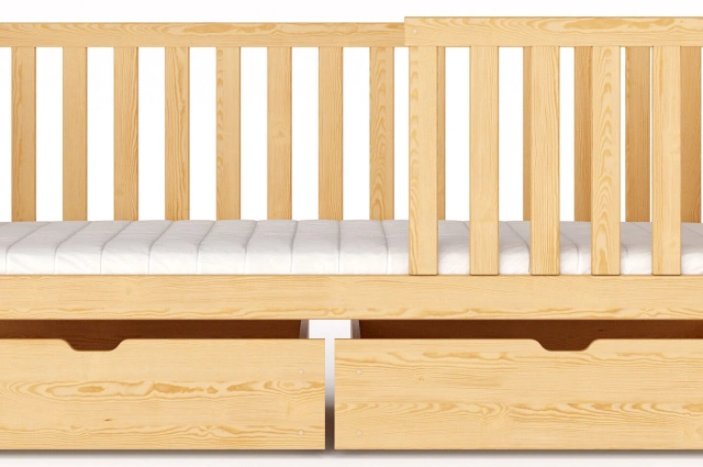 Einzelbett, Kinderbett ALICE mit Schubladen - Kubuk Moebel