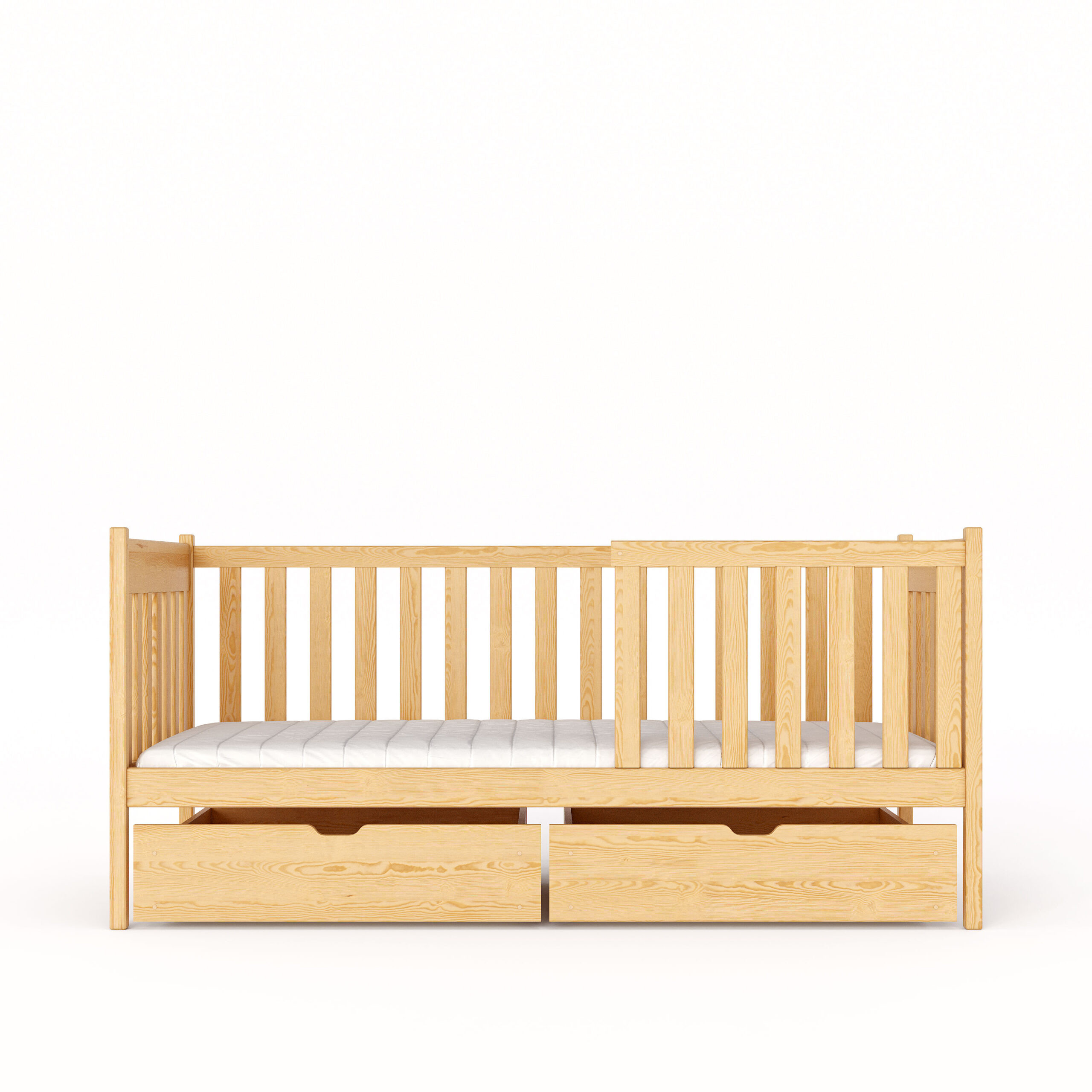 Einzelbett, Kinderbett ALICE mit Schubladen - Kubuk Moebel