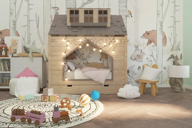 Hausbett, Spielbett COCO - Kubuk Moebel Hausbett, Spielbett COCO - Kubuk Moebel