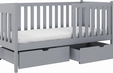 Einzelbett, Kinderbett ALICE mit Schubladen - Kubuk Moebel