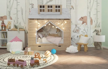 Hausbett, Spielbett COCO - Kubuk Moebel Hausbett, Spielbett COCO - Kubuk Moebel