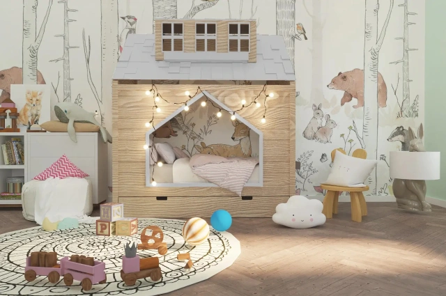 Hausbett, Spielbett COCO - Kubuk Moebel Hausbett, Spielbett COCO - Kubuk Moebel