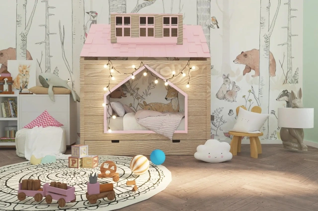 Hausbett, Spielbett COCO - Kubuk Moebel Hausbett, Spielbett COCO - Kubuk Moebel