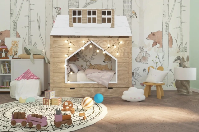 Hausbett, Spielbett COCO - Kubuk Moebel Hausbett, Spielbett COCO - Kubuk Moebel