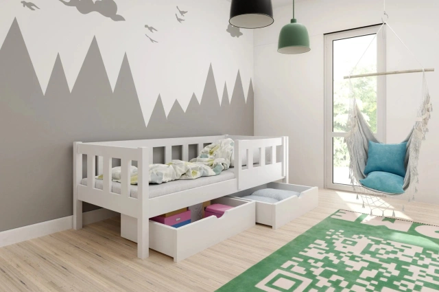 Einzelbett, Kinderbett MARK - Kubuk Moebel