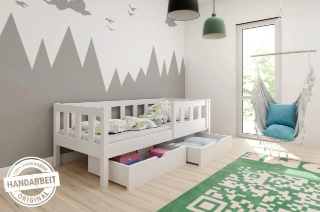 Einzelbett, Kinderbett MARK - Kubuk Moebel