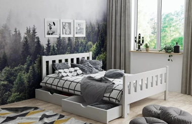 Einzelbett, Kinderbett MARIETTA - Kubuk Moebel