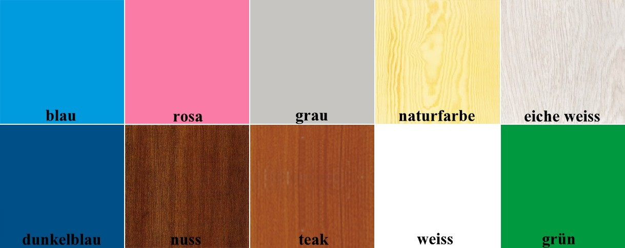 Einzelbett, Kinderbett MARIETTA - Kubuk Moebel