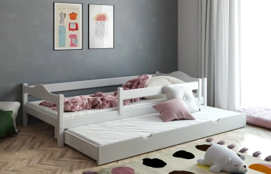 Ausziehbett, Kinderbett, Doppelbett ANDY - Kubuk Moebel