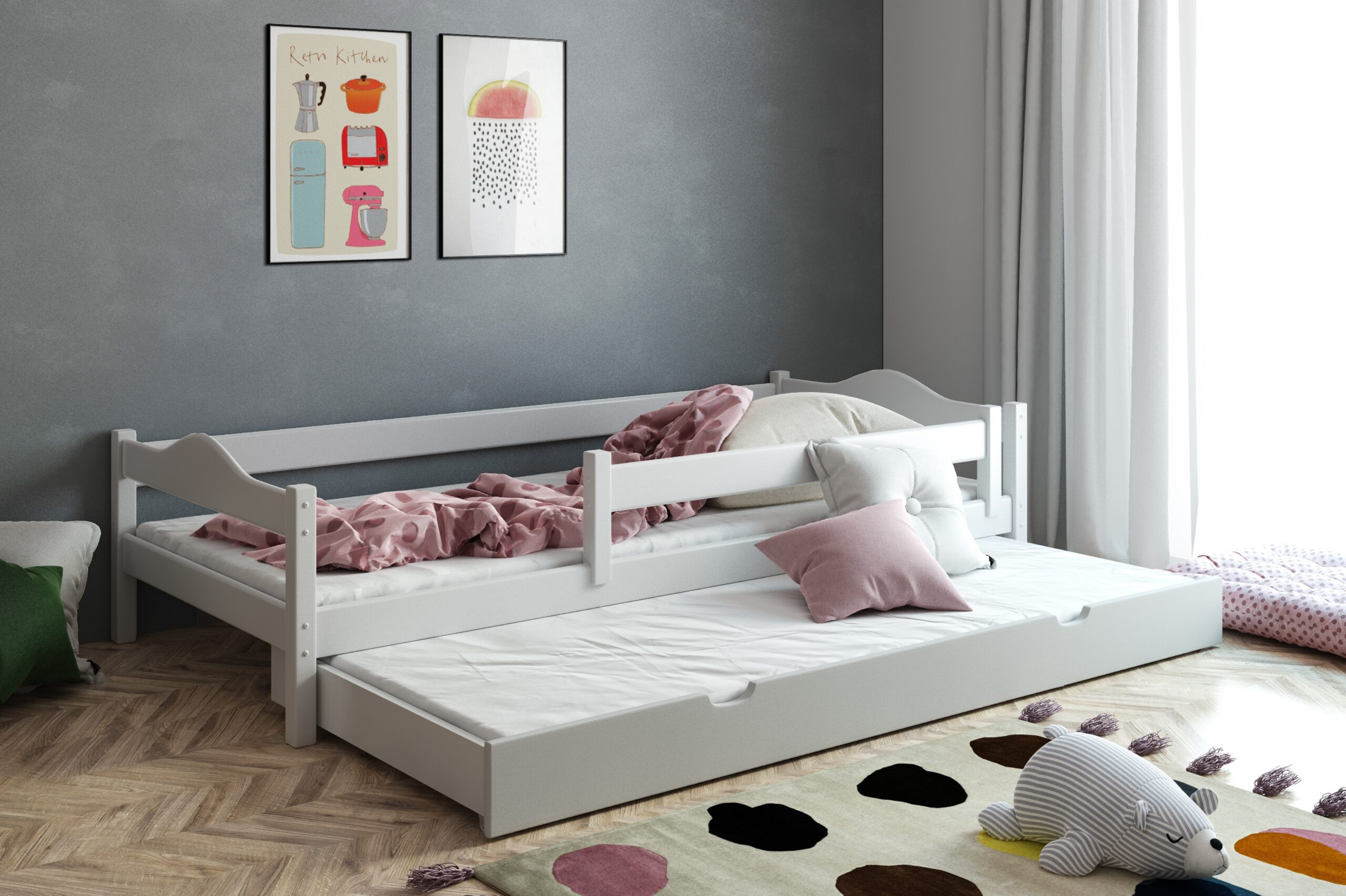 Ausziehbett, Kinderbett, Doppelbett ANDY - Kubuk Moebel Ausziehbett, Kinderbett, Doppelbett ANDY - Kubuk Moebel