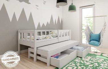 Ausziehbett, Kinderbett, Doppelbett MARKUS - Kubuk Moebel